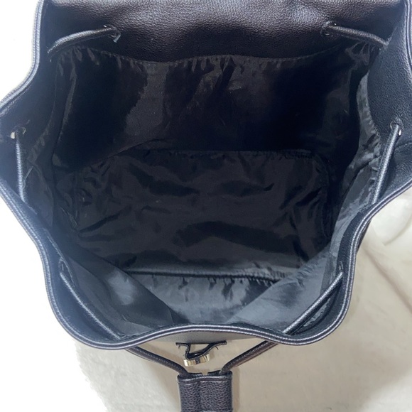 Victoria’s Secret | Black Faux Leather Backpack